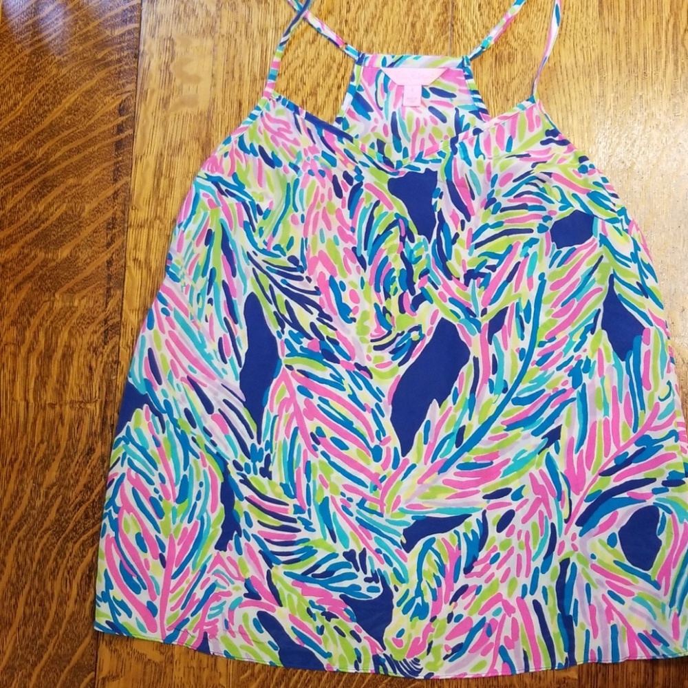 Lilly pulitzer silk top